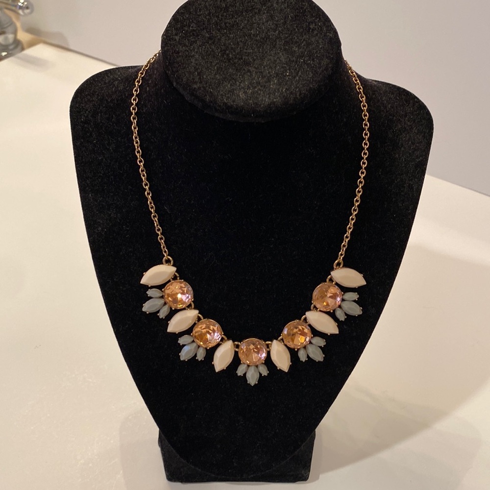 J. Crew Pastel Hued Statement Necklace